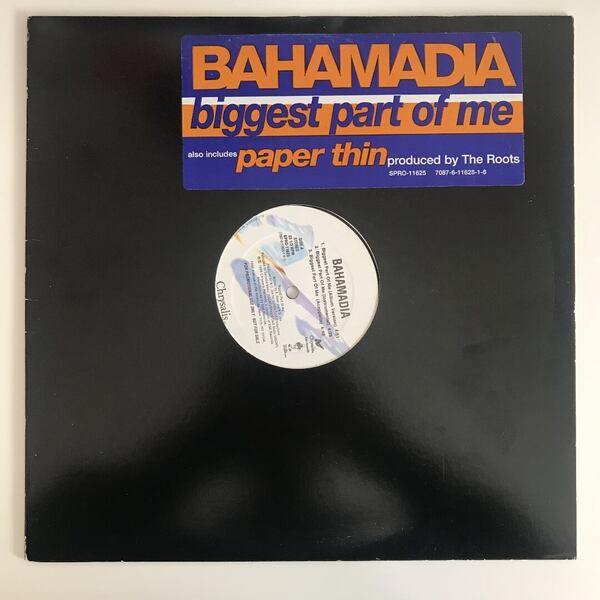 Bahamadia - Biggest Part Of Me / Paper Thin (USオリジナル/プロモオンリー/Promo)
