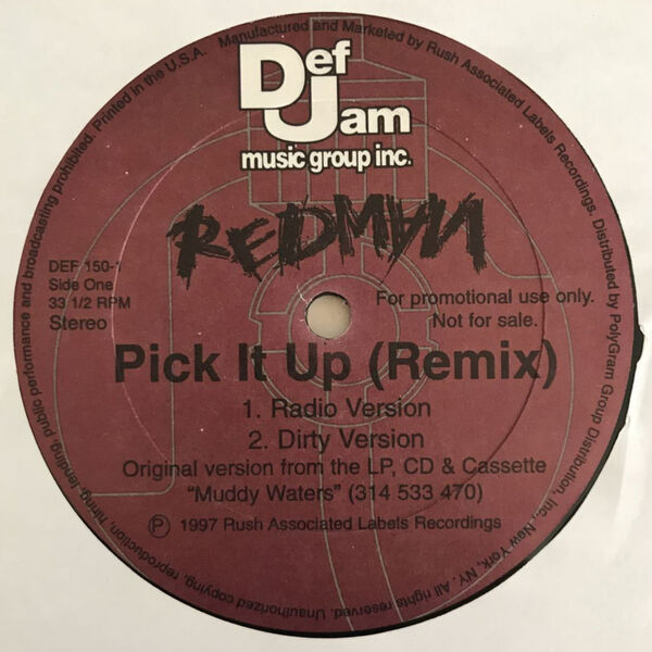 Redman - Pick It Up (Remix) (USオリジナル/プロモオンリー/Promo)