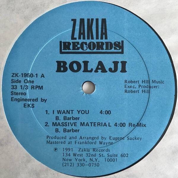 Bolaji - I Want You / Massive Material