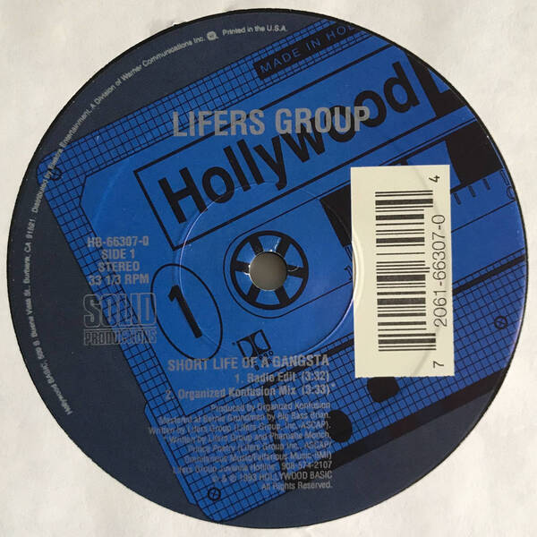 Lifers Group - Short Life Of A Gangsta (USオリジナル/プロモ/Promo/ニュースクール)