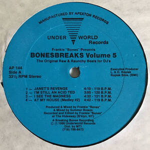 Frankie Bones Presents Bonesbreaks - Volume 5 - The Original Raw & Raunchy Beats For DJ's