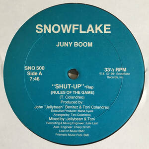 Juny Boom - Shut-Up (Rules Of The Game)