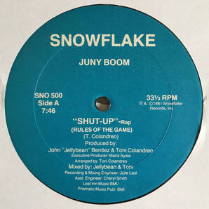 Juny Boom - Shut-Up (Rules Of The Game) (USオリジナル/オールドスクール)