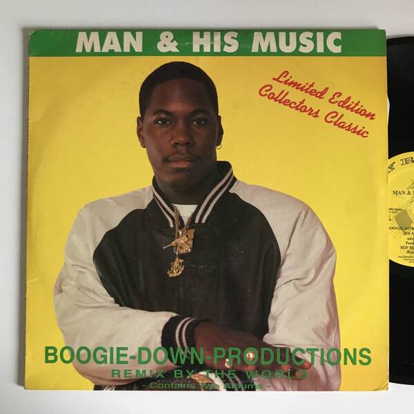 Boogie-Down-Productions - Man & His Music (USオリジナル/2LP/ミドル)