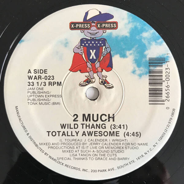 2 Much - Wild Thang / Totally Awesome (USオリジナル/ニュースクール)