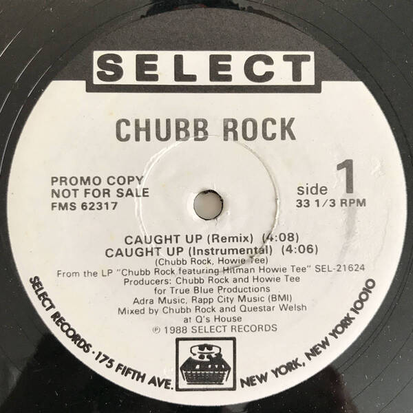 Chubb Rock - Caught Up (プロモ) (Promo) (USオリジナル)