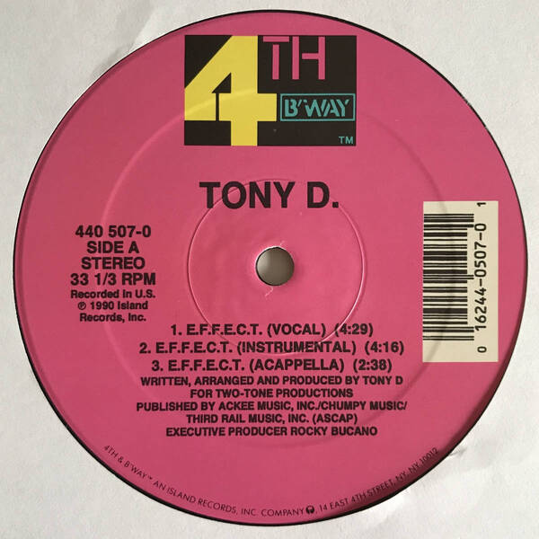 Tony D. - E.F.F.E.C.T. (USオリジナル/ミドル/ニュースクール)