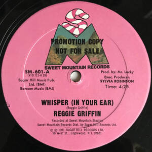 Reggie Griffin - Whisper (In Your Ear) / B Mice Elf