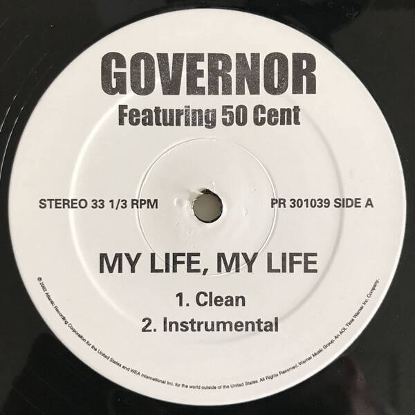 Governor feat. 50 cent - My Life, My Life (USオリジナル/プロモオンリー/Promo)