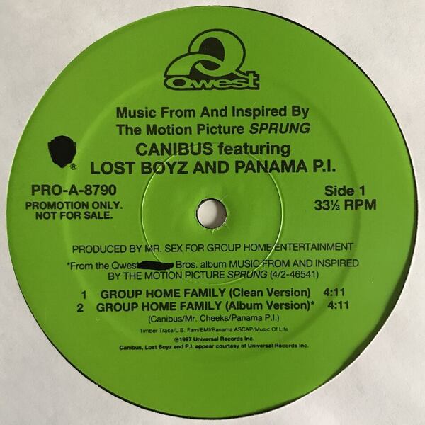 Canibus - Group Home Family (USオリジナル/プロモオンリー/Promo/)