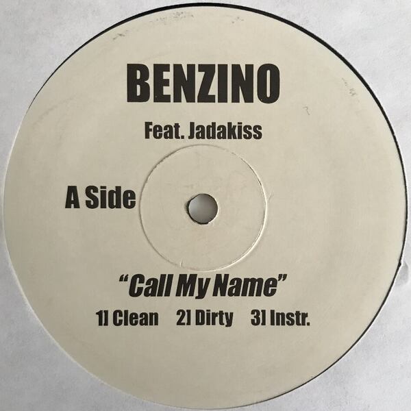 Benzino - Call My Name / Fox-an-Ray (USオリジナル/プロモオンリー/Promo)