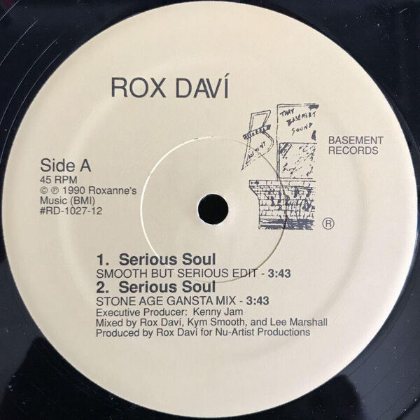 Rox Davi - Serious Soul (USオリジナル/ミドル/マイナー/ニュースクール)