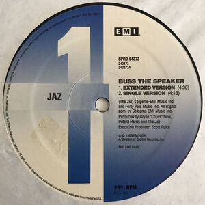 Jaz - Buss The Speaker / Let's Play House (Promo)