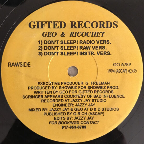 Geo & Ricochet - Don't Sleep! / Lil Sum' Em - Sum' Em