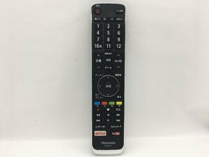 Hisense　リモコン　EN3A39　中古品M-8956