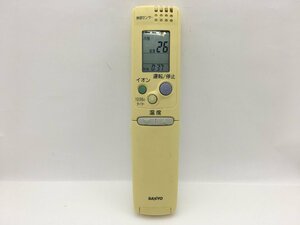 SANYO　エアコンリモコン　RCS-SP4　中古品C-4912