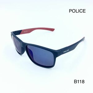 POLICE Police SPLC43I U43P polarized light sunglasses new goods unused dark blue 