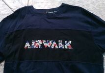 AIRWALK 半袖Ｔシャツ ＸＬサイズ 濃紺系 ロゴ柄 ＬＬ air walk エアウォーク used_画像5