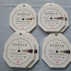 ハマナカ ロマーレ テープヤーン 5㎜幅30m巻 色番101×1 103×2 107×2 112×1 6巻セット
