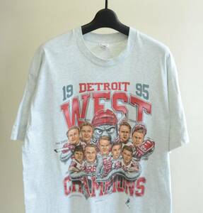 90s NHLte Toro ito Red Wing s95 WEST Champion T-shirt size XL