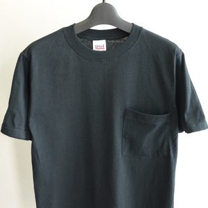 デッドストック 00s anvil ポケット Tシャツ ポケT 黒 size S
