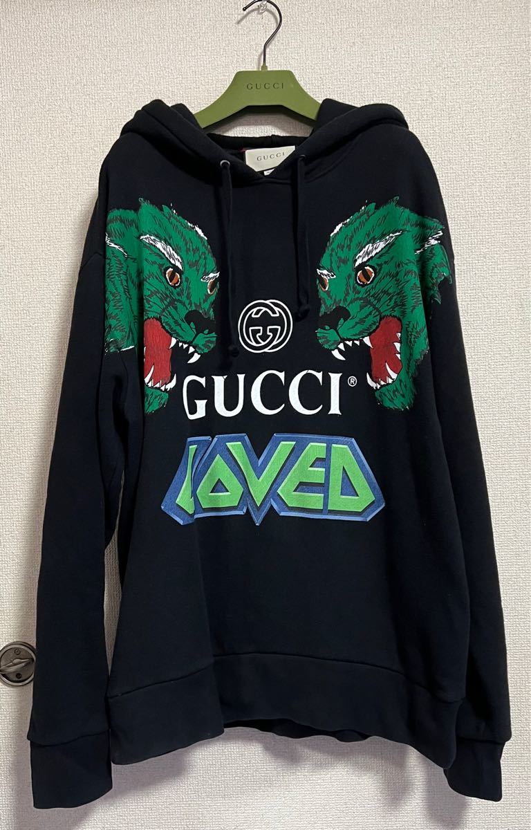 GUCCI グッチ 2018FWコレクションモデル 80'S lovedパッチスウェット