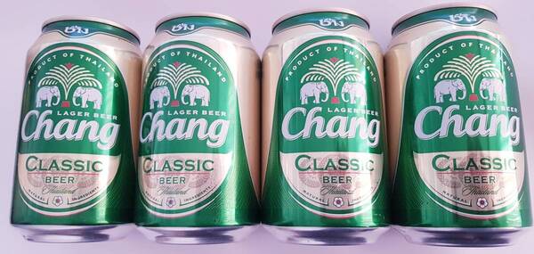 送料無料　チャーンビール４缶セット　Chang Beer 4can freedelivery 