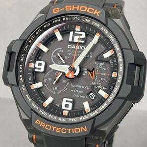 未使用 極美品 G-SHOCK GW-4000-1AJF グラビティマスター スカイコックピット タフソーラー 電波受信 電波ソーラー マルチバンド6ブラックの商品画像