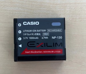 CASIO カシオ デジタルカメラ用リチウムイオン充電池 NP-130 純正中古