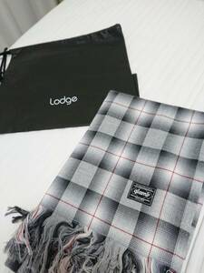  new goods glamb gram large size check stole frill 