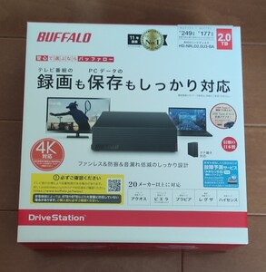 新品未開封品 2TB 外付けHDD 外付けハードディスク BUFFALO バッファロー HD-NRLD2.0U3-BA