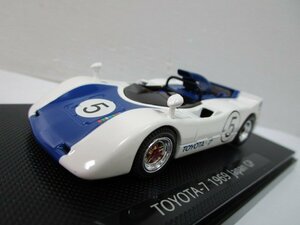 エブロ 1/43 トヨタ 7 #5 日本GP 1969 ホワイト/ダークブルー (7592-416)