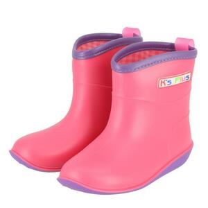 ☆PINK☆16cm レインブーツ キッズ ショート キッズレインブーツ レインシューズ キッズレインシューズ 子供靴 長靴 雨靴 Ks Plus