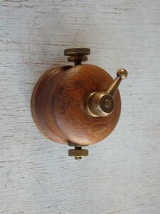フランスアンティーク 3ｃｍ ミニサイズ！19世紀 木製 真鍮 スイッチ アトリエ ブロカント インダストリアル 照明器具 フレンチ