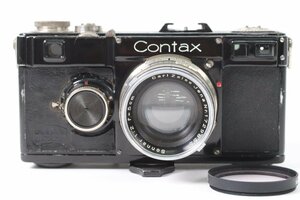 【ジャンク】CONTAX コンタックス ZEISS IKON CARL ZEISS SONNAR 5cm F2 フィルムカメラ レンジファインダー 単焦点レンズ 40072-HY