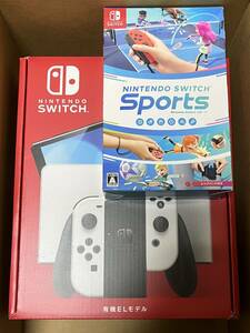Nintendo Switch Sports ソフト付き Nintendo Switch 有機ELモデル ホワイト ニンテンドースイッチ 本体 ニンテンドー スイッチ スポーツ
