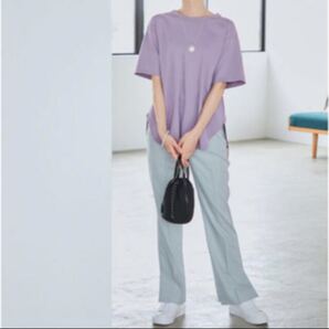 【新品、タグ付き】ロペ 天竺 バッグスリット Tシャツ