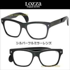 LOZZa ロッツァ サングラス 国内正規代理店品 SL1959-700X SAX ウエリントン ミラーレンズ 日本未発表モデル