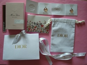 K) 未開封 DIOR クリスチャンディオール Miss Dior ROSE ESSENCE ミスディオール ローズエッセンス オードトワレ100ml カード サンプル 袋