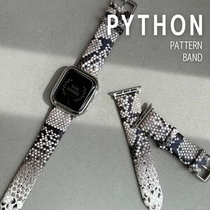 YGG* Apple watch python leather band 42mm 44mm 45mm 49mm common use real leather original leather . snake 8 7 6 SE 5 4 3 ultra Ultra 