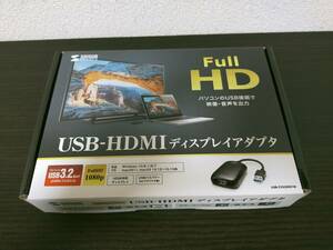 SANWA SUPPLY USB3.2-HDMIディスプレイアダプタ USB-C　　新品未開封！送料無料！