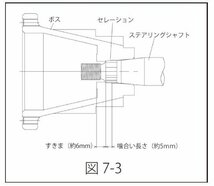 ★ワークスベル★ 車検対応 ステアリングボス【534】★DAIHATSU ハイゼットカーゴ S200/S210 H11/1～H16/11（※注意：機械式エアバッグ付）_画像2