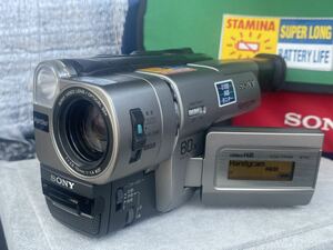 1円スタート 美品 動作品 ソニー Hi8ビデオカメラ CCD-TRV80 8mm Video8 SONY ハンディカム ダビング