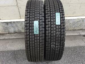 【中古タイヤ A1257】2018年製 9分山 ヨコハマタイヤ 10R22.5 14PR SY297　 2本セット