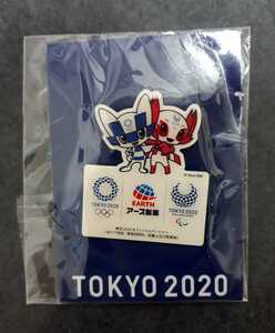 東京オリンピック　ピンバッジ　ピンバッチ　2020　アース製薬　ピンズ　ミライトワ　未使用