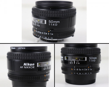 Nikon AF NIKKOR 50mm 1:1.4 D L37c 52mm ニコン ニッコール 一眼レフカメラ レンズ オートフォーカス 写真撮影 記念写真 009JNHK65_画像7
