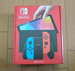 Nintendo Switch 有機ELモデル ネオンブルー ネオンレッド 新品&未使用 店舗印有り