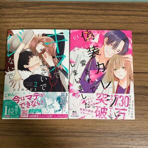 送料込 即決 キスでふさいで、バレないで。2 ふどのふどう 偽装カレシに愛されてしまいました 1 美山るこ
