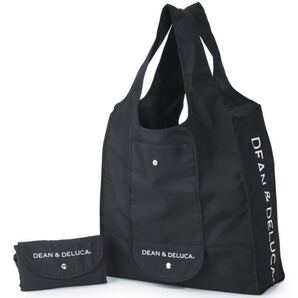 DEAN&DELUCA ショッピングバッグ エコバッグ ディーンアンドデルーカ 黒 ブラック
