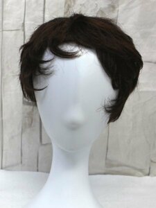 15 01192 * [ manner .. young lady ] full wig is is wig lady's person wool Short Karl Brown [ outlet ]